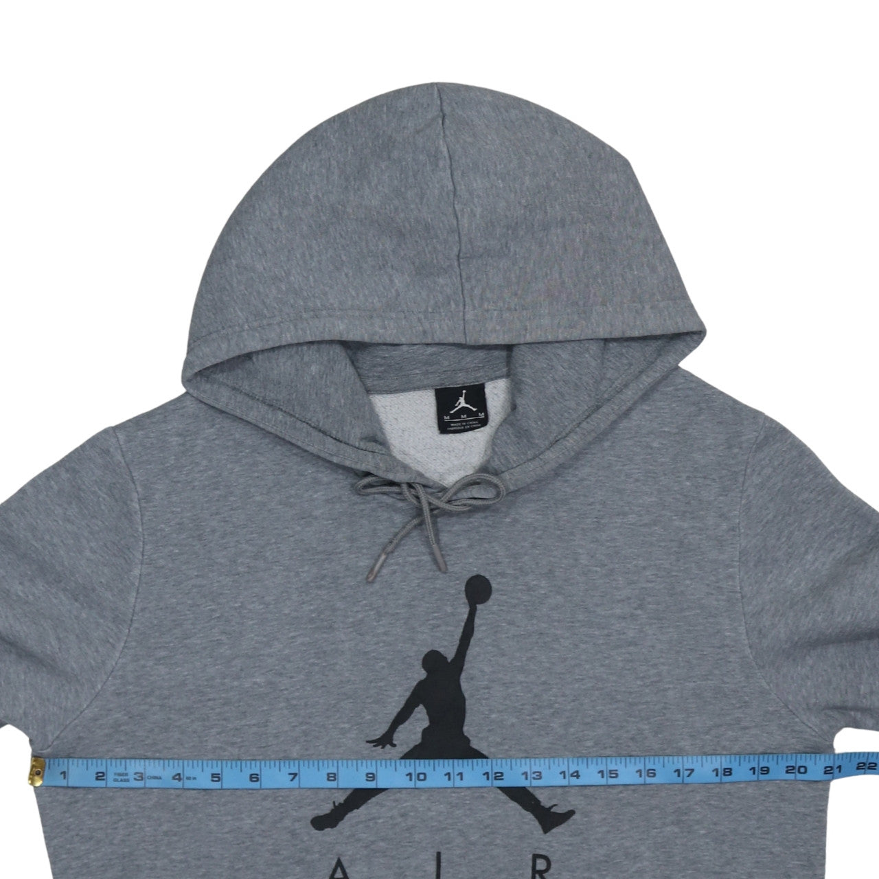 Mens UK Size M Jordan Grey Pullover Hoodie