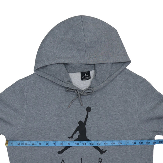 Mens UK Size M Jordan Grey Pullover Hoodie