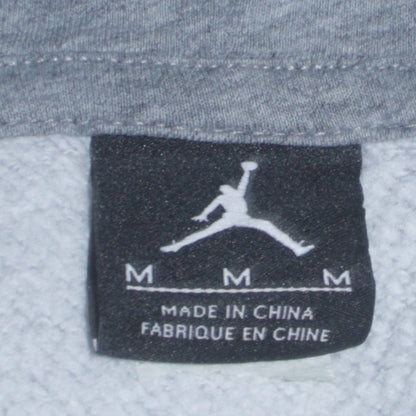 Mens UK Size M Jordan Grey Pullover Hoodie