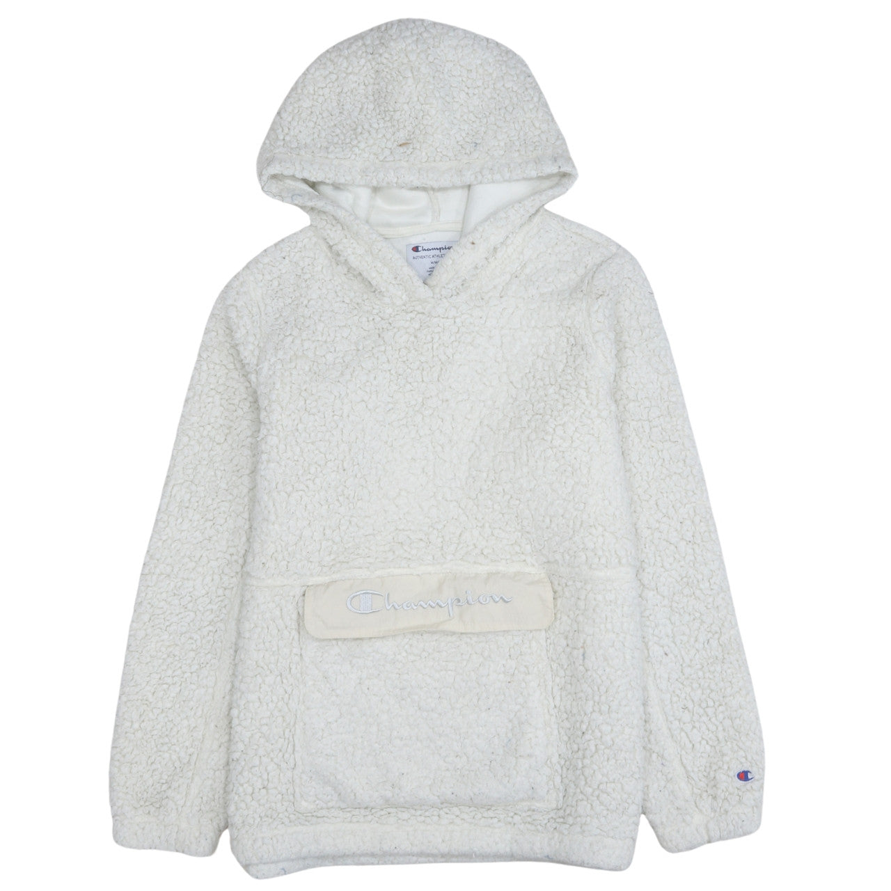 Womens UK Size M Champion Ivory Pullover Hoodie