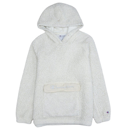 Womens UK Size M Champion Ivory Pullover Hoodie
