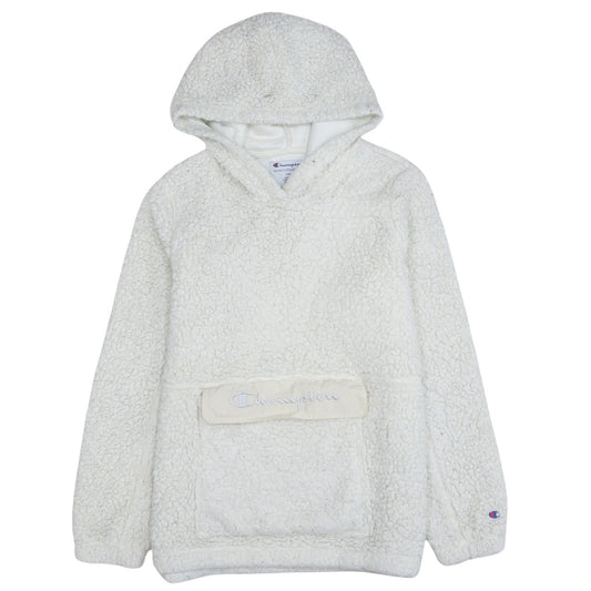 Womens UK Size M Champion Ivory Pullover Hoodie