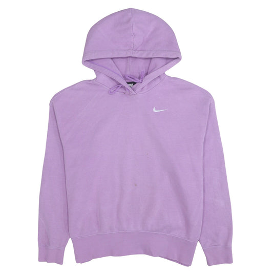 Womens UK Size M Nike Purple Pullover Hoodie