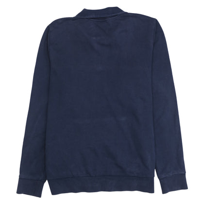 Mens UK Size XL Lacoste Blue Henley Sweatshirt