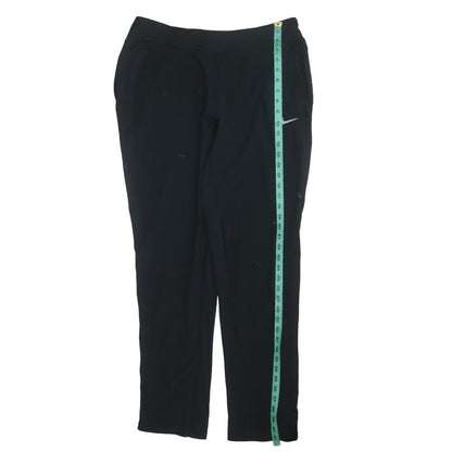 Womens UK Size L Nike Slim Fit Track Pants Black Trousers