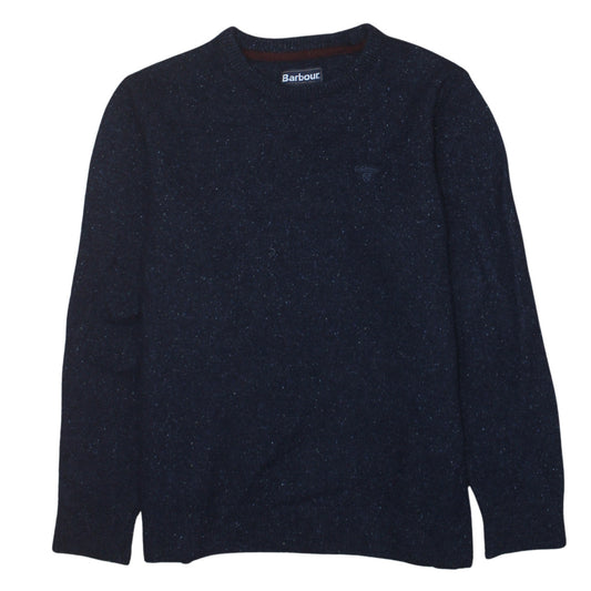 Mens UK Size XL Barbour Blue Pullover Jumper