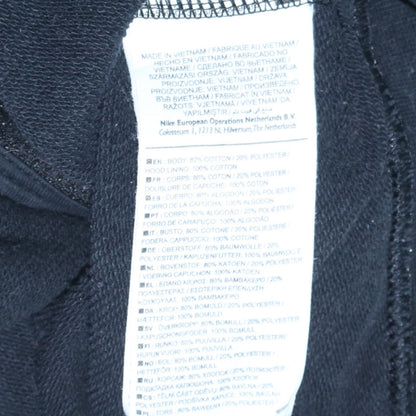 Mens UK Size S Nike Black Full Zip Hoodie