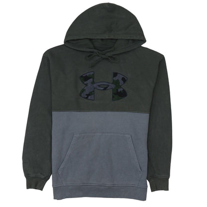 Mens UK Size S Under armour Green Pullover Hoodie