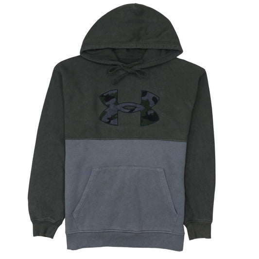Mens UK Size S Under armour Green Pullover Hoodie