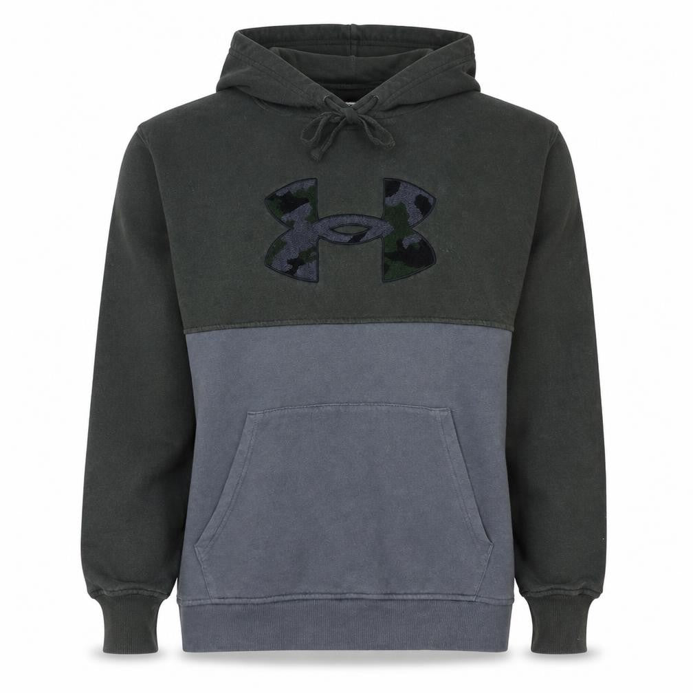 Mens UK Size S Under armour Green Pullover Hoodie