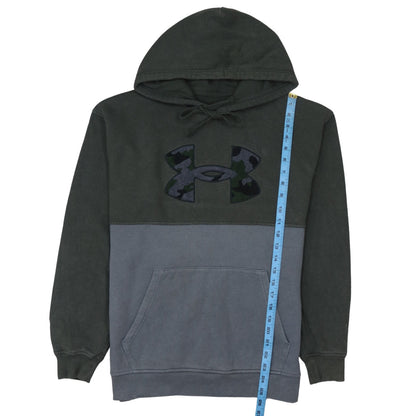 Mens UK Size S Under armour Green Pullover Hoodie