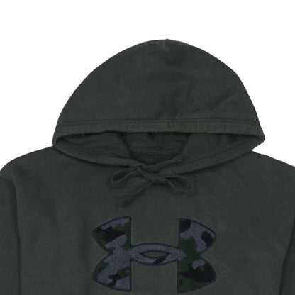 Mens UK Size S Under armour Green Pullover Hoodie