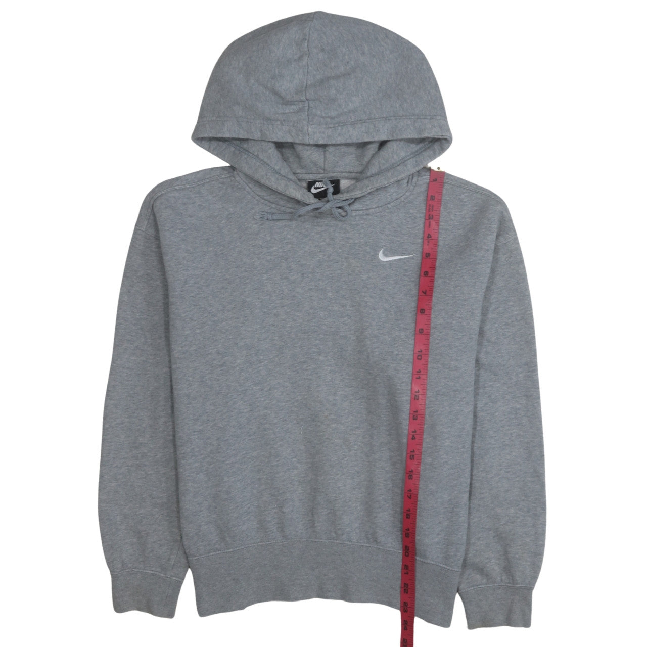 Womens UK Size S Nike Grey Pullover Hoodie