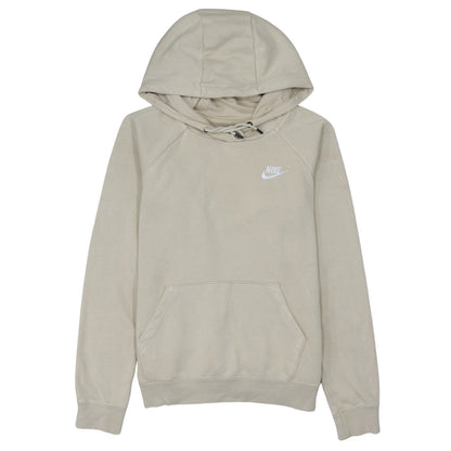Womens UK Size S Nike Beige Pullover Hoodie