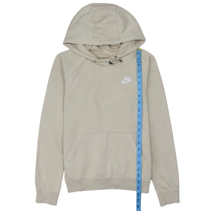 Womens UK Size S Nike Beige Pullover Hoodie