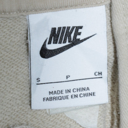 Womens UK Size S Nike Beige Pullover Hoodie