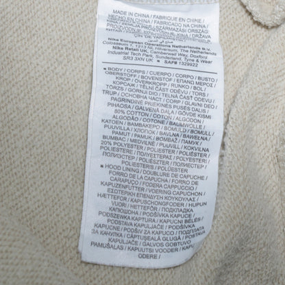 Womens UK Size S Nike Beige Pullover Hoodie