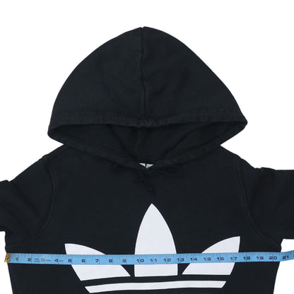 Womens UK Size 8 adidas Black Pullover Hoodie