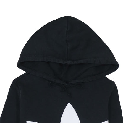 Womens UK Size 8 adidas Black Pullover Hoodie