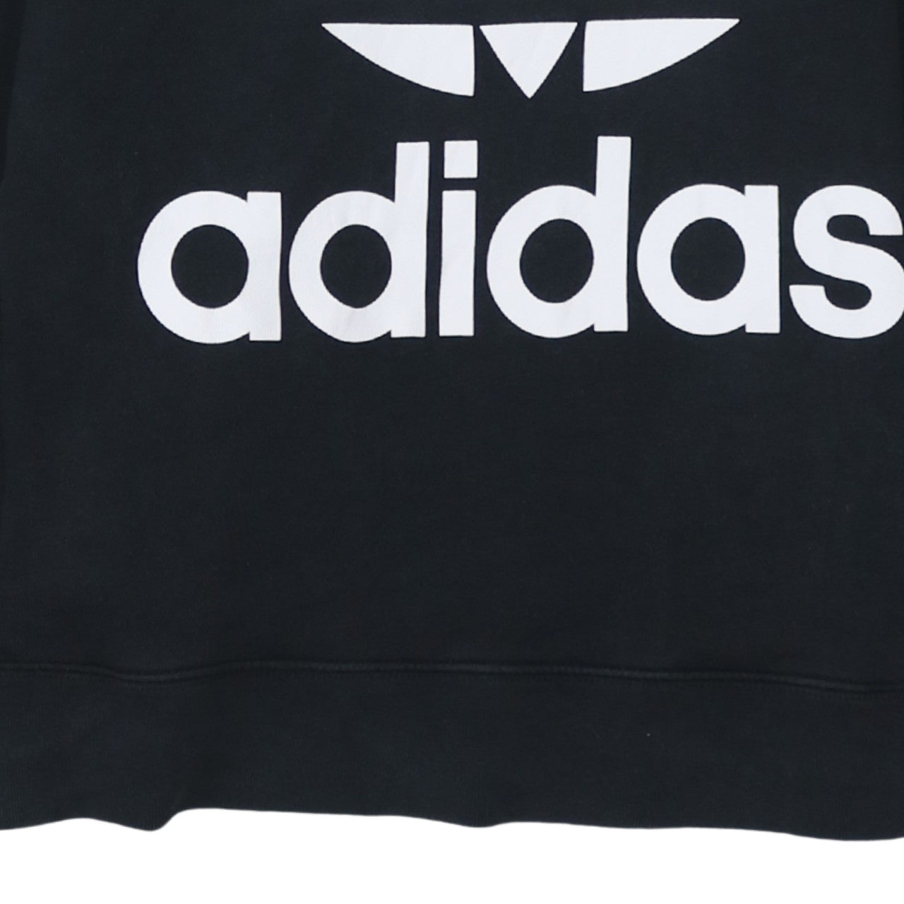 Womens UK Size 8 adidas Black Pullover Hoodie