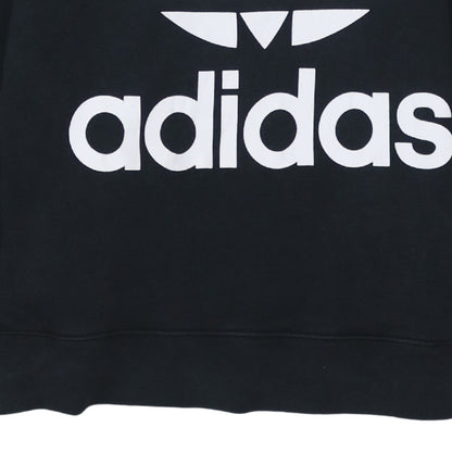 Womens UK Size 8 adidas Black Pullover Hoodie