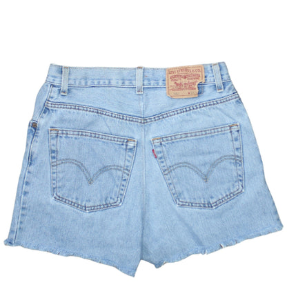 Womens UK Size M Levi's Relaxed Fit Cut-Off Shorts