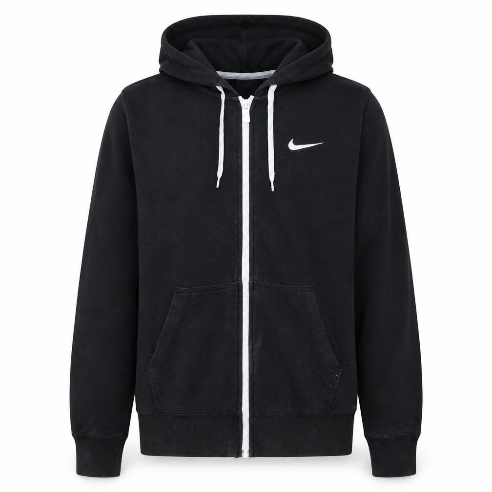 Mens UK Size M Nike Black Full Zip Hoodie