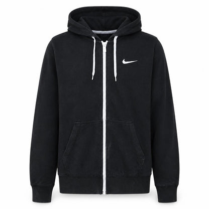 Mens UK Size M Nike Black Full Zip Hoodie