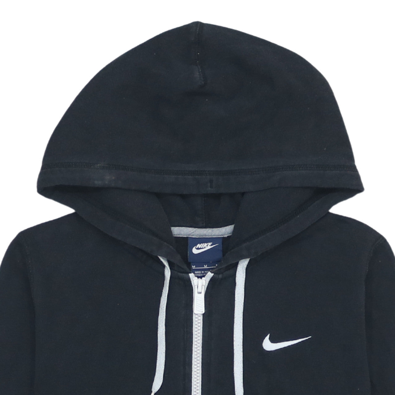 Mens UK Size M Nike Black Full Zip Hoodie