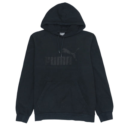 Mens UK Size M PUMA Black Pullover Hoodie
