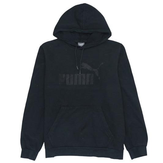 Mens UK Size M PUMA Black Pullover Hoodie