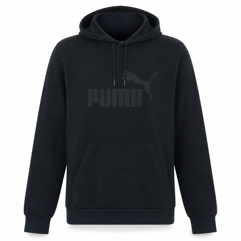Mens UK Size M PUMA Black Pullover Hoodie