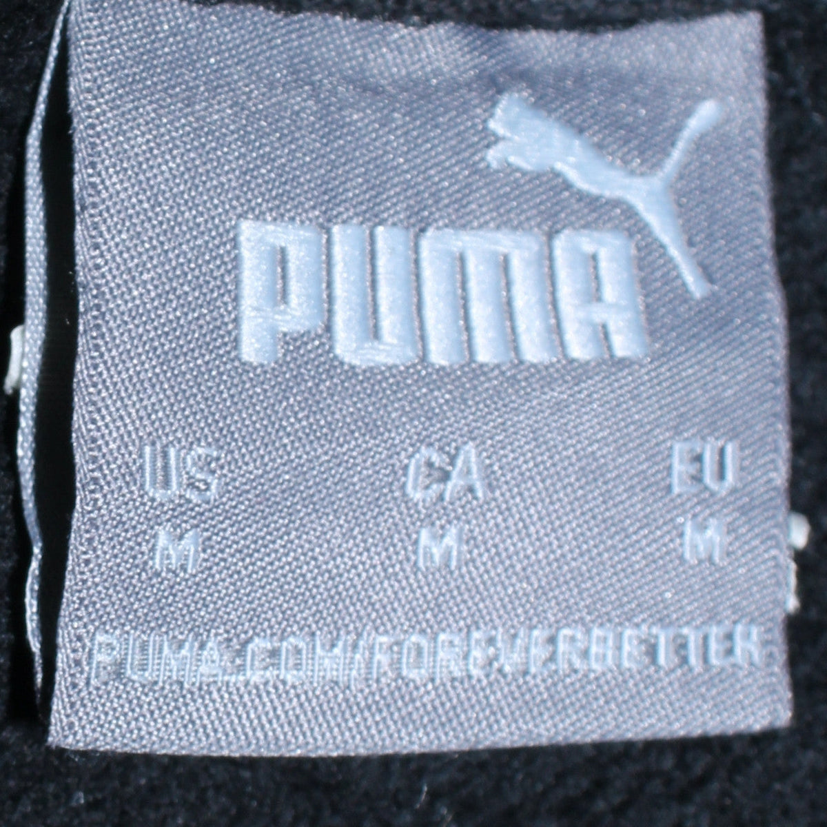 Mens UK Size M PUMA Black Pullover Hoodie