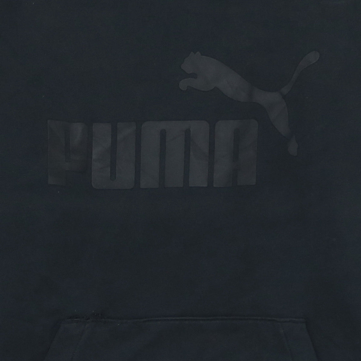 Mens UK Size M PUMA Black Pullover Hoodie