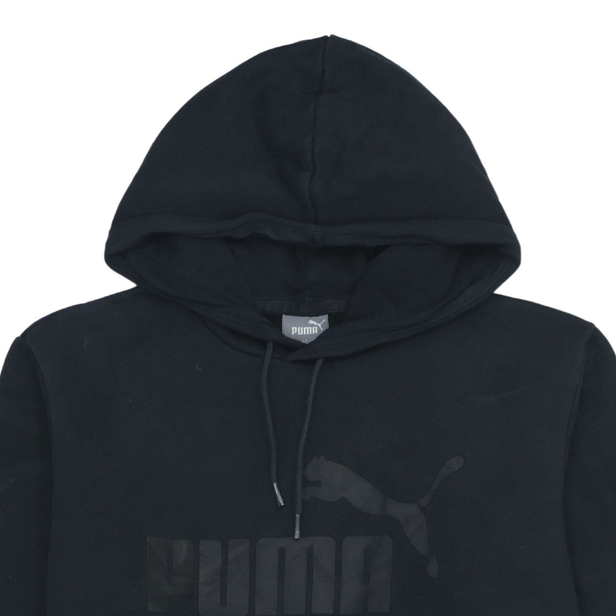 Mens UK Size M PUMA Black Pullover Hoodie