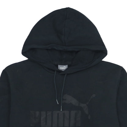 Mens UK Size M PUMA Black Pullover Hoodie