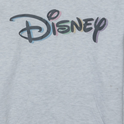 Womens UK Size XS Disney Grey Pullover Hoodie