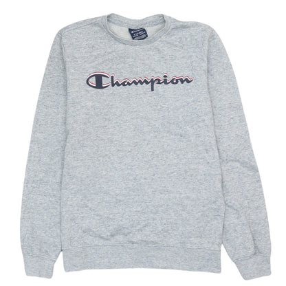 Champion Teens Grey Logo Sweatshirt XL Regular Fit Long Sleeve