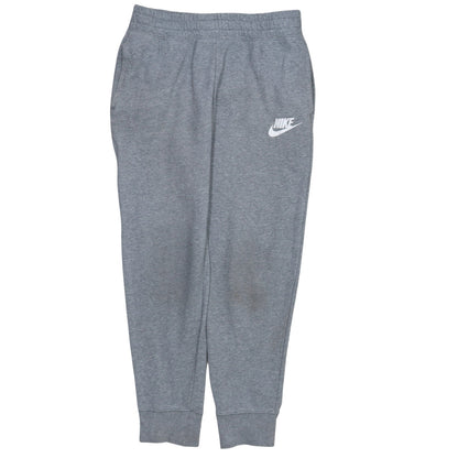 Nike Boys Grey Jogger Sweatpants L 146cm Fleece Trousers
