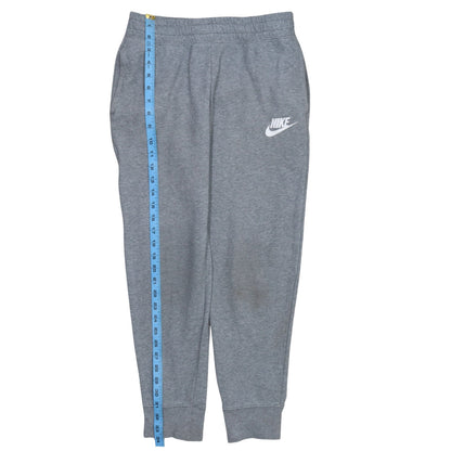 Nike Boys Grey Jogger Sweatpants L 146cm Fleece Trousers