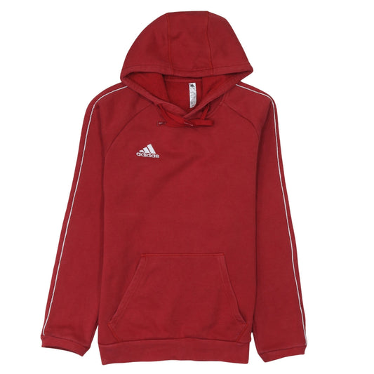 Mens UK Size S adidas Red Pullover Hoodie