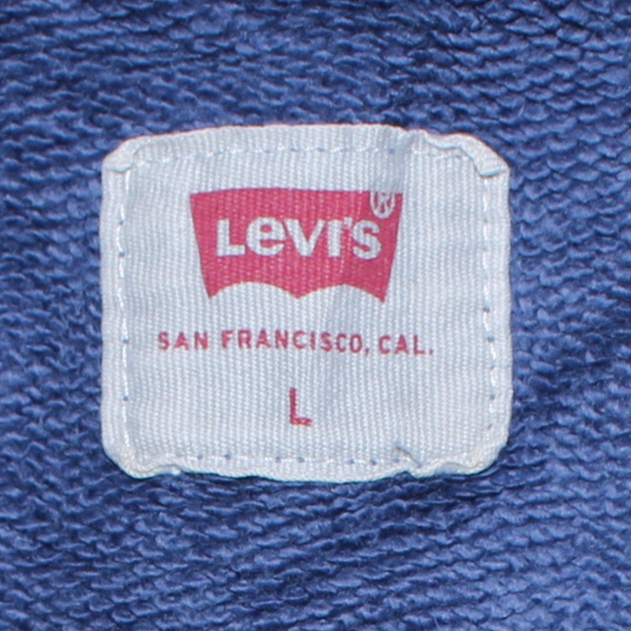 Mens UK Size L Levi's Blue Pullover Hoodie