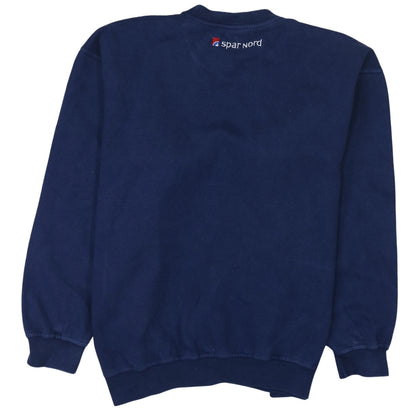 Mens UK Size M adidas Blue Pullover Sweatshirt