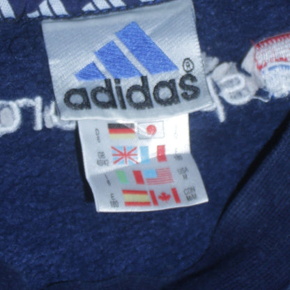Mens UK Size M adidas Blue Pullover Sweatshirt