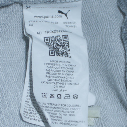 Puma Boys Grey Full Zip Hoodie 15-16 Years Hooded Sweatshirt