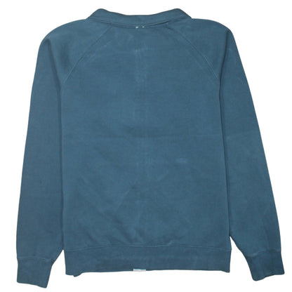 Mens UK Size S Nike Blue Full Zip Sweatshirt