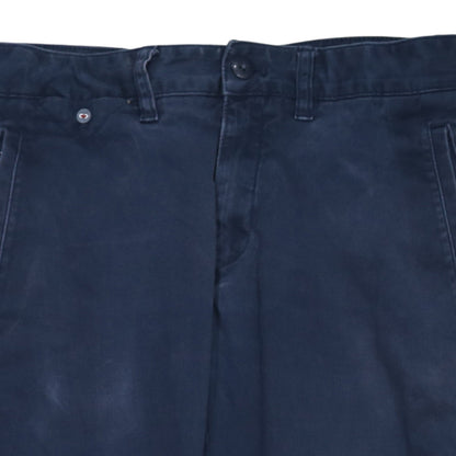 Tommy Jeans Men's Blue Chino Trousers 32x34 Slim Fit Cotton