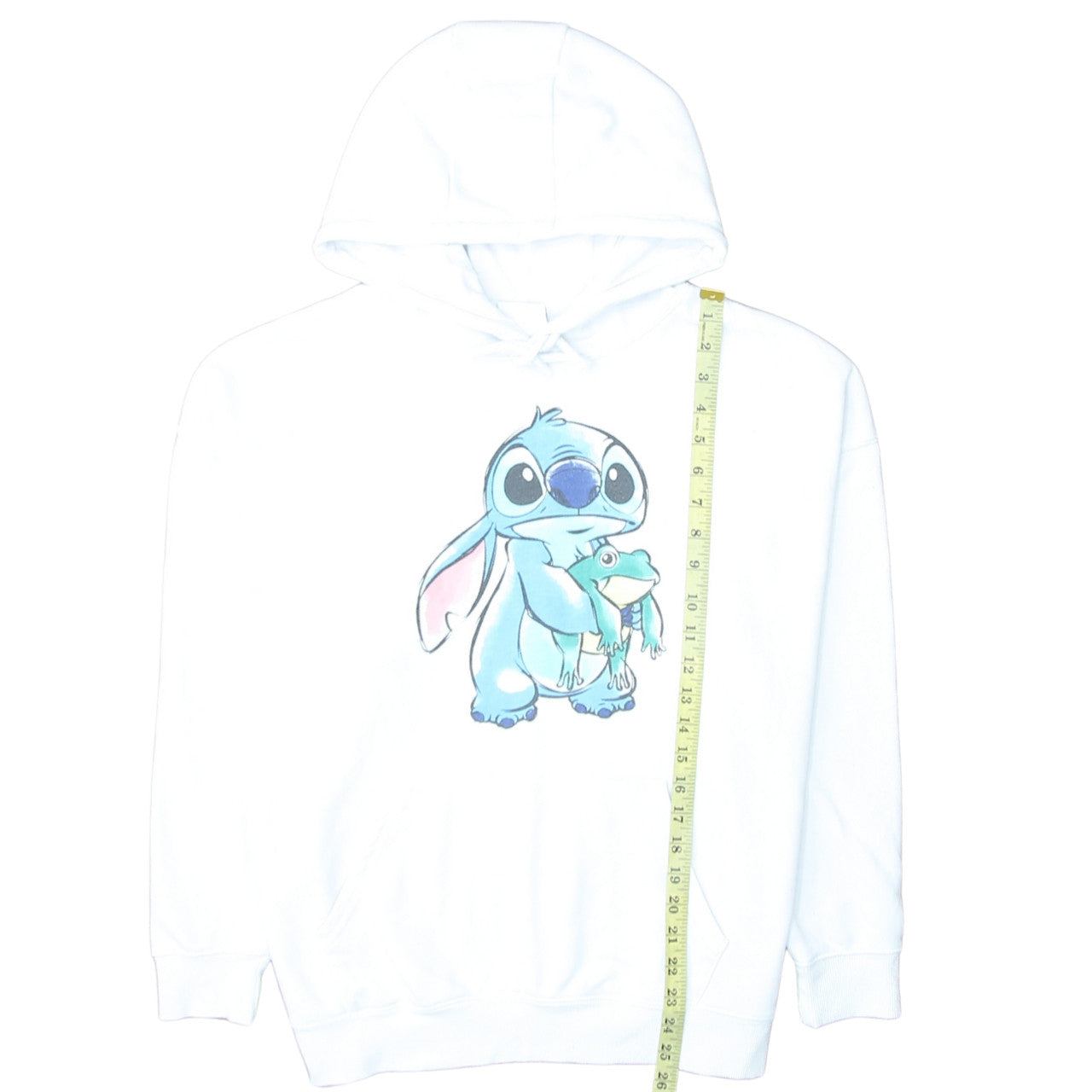 Womens UK Size XS Primark White Pullover Hoodie