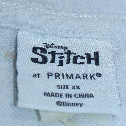 Womens UK Size XS Primark White Pullover Hoodie