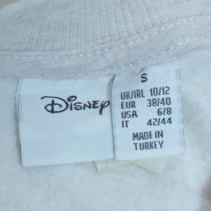 Womens UK Size 10/12 Disney White Pullover Sweatshirt